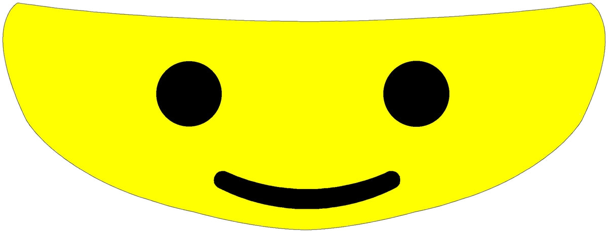 Lego Man Motorcycle Helmet Visor Sticker