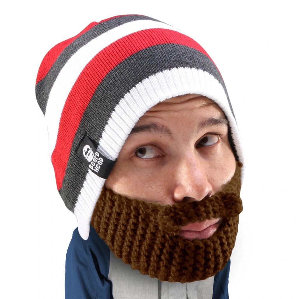 Beard Head Stubble Cruiser Bearded Face Mask & Hat (3 Colors)