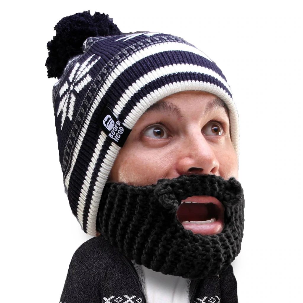 Beard Head Stubble Bumper Bearded Face Mask & Hat (3 Colors)