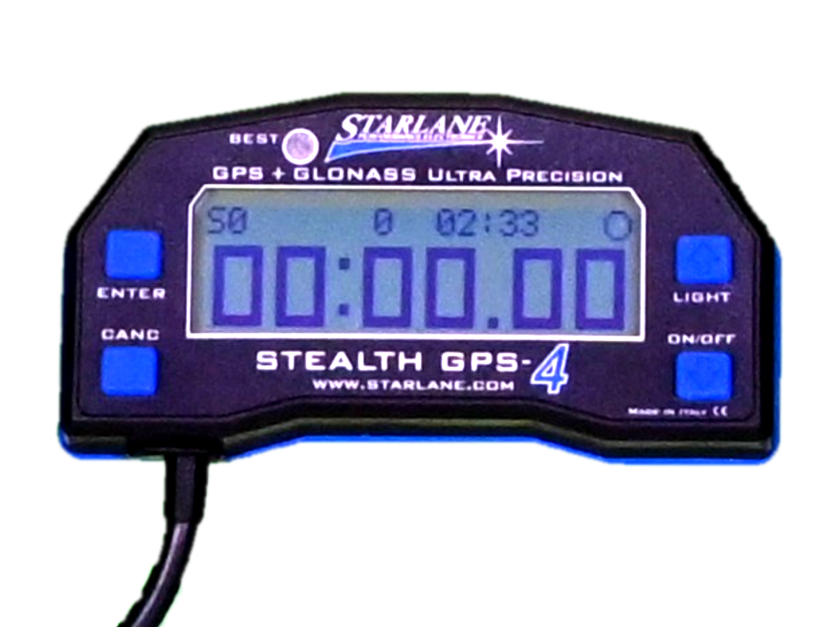 Starlane Stealth GPS-4 Lite Motorcycle Lap Timer (2021 Model)