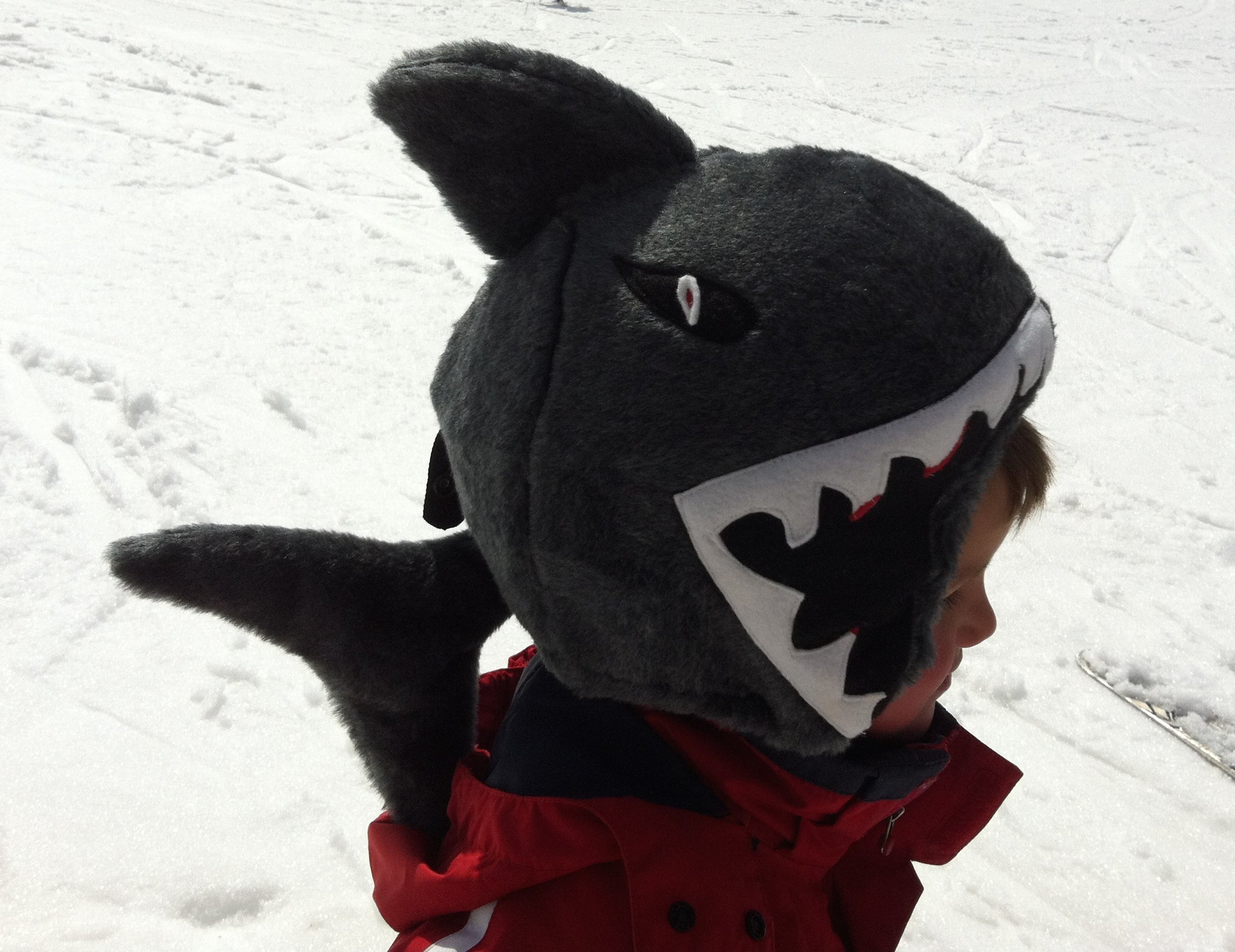 Headztrong Black Shark Ski Helmet Cover