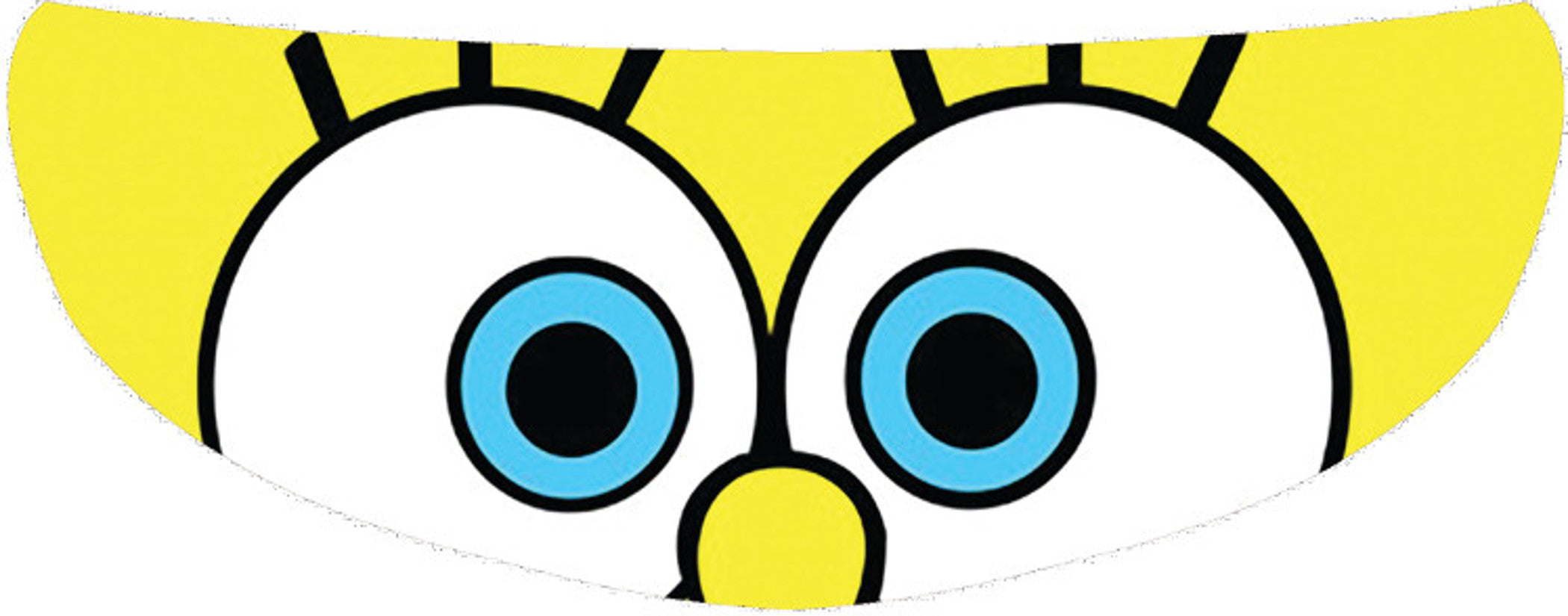 Skullskins SpongeBob Motorcycle Helmet Shield Sticker