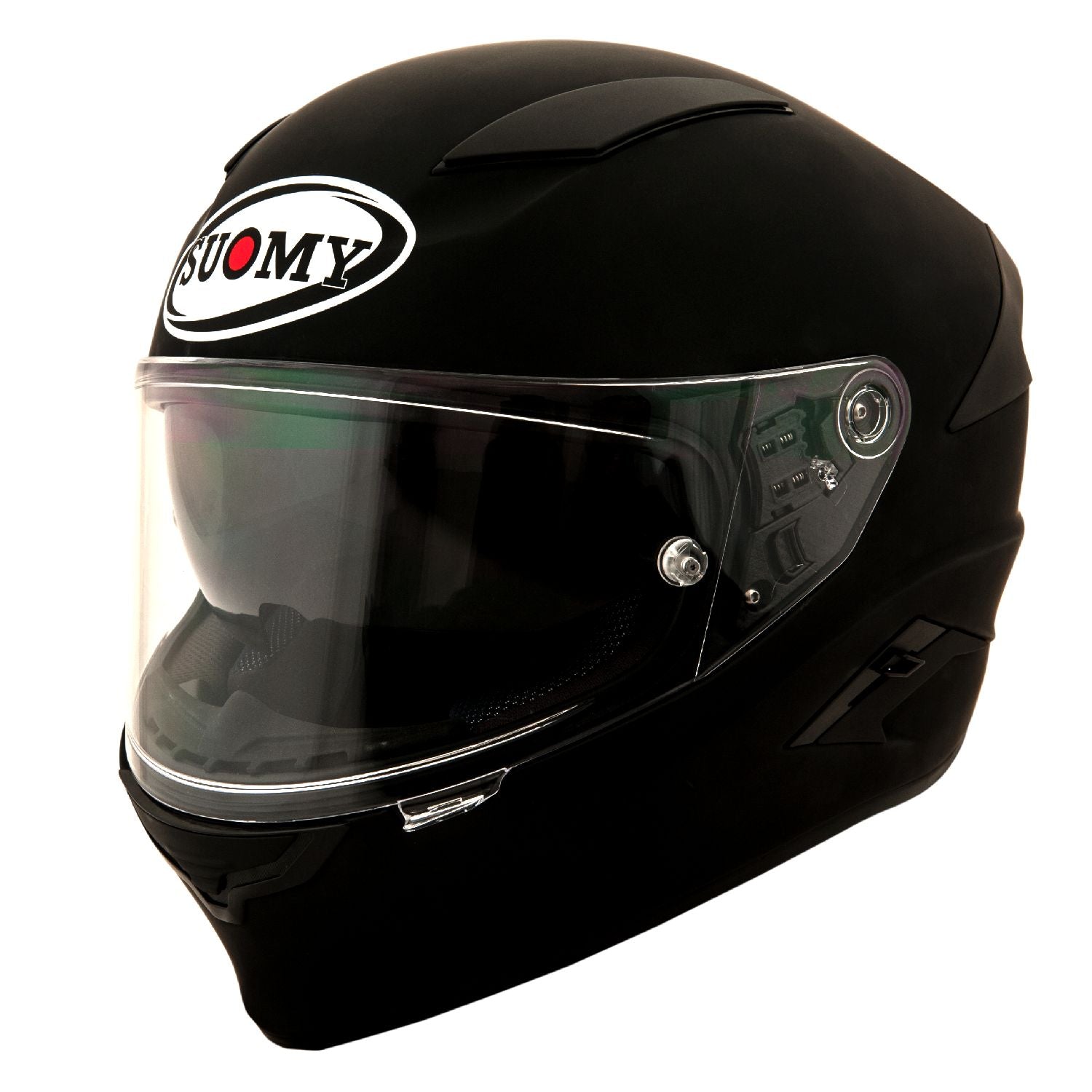 Suomy Speedstar Solid Matte Black Full Face Motorcycle Helmet (XS - 2XL)