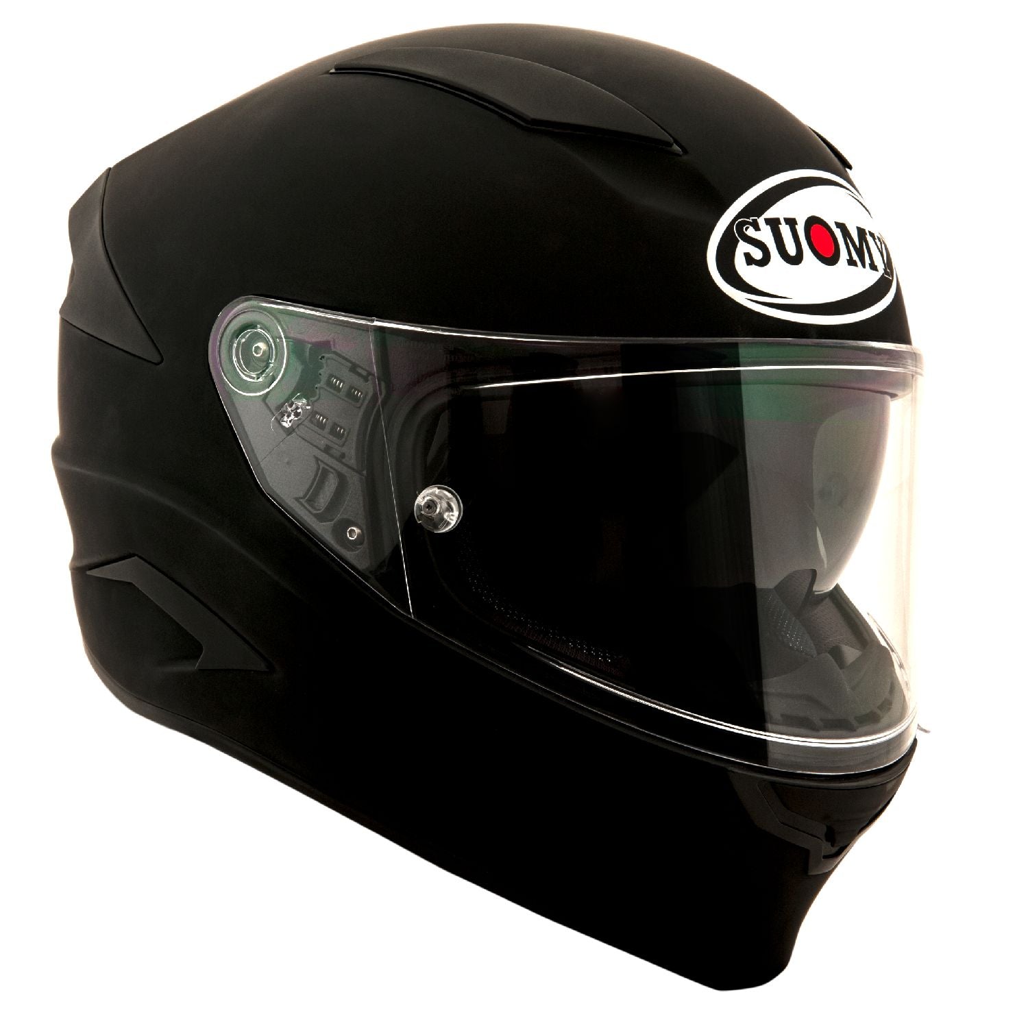 Suomy Speedstar Solid Matte Black Full Face Motorcycle Helmet (XS - 2XL)