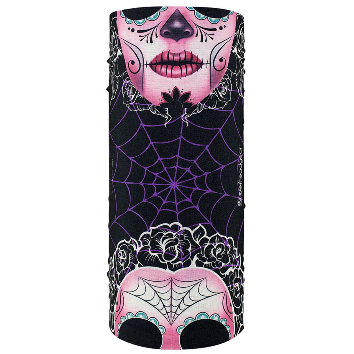 Zanheadgear Polyester Motley Tube®  Sugar Skull Face Mask