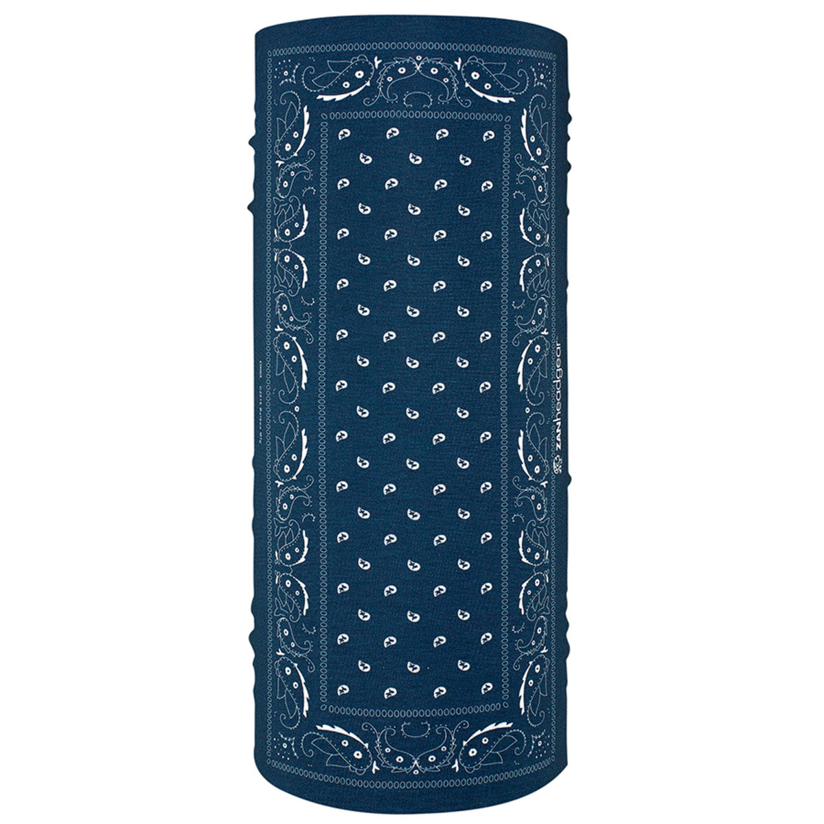 Zanheadgear Polyester Motley Tube® Blue Paisley Face Mask