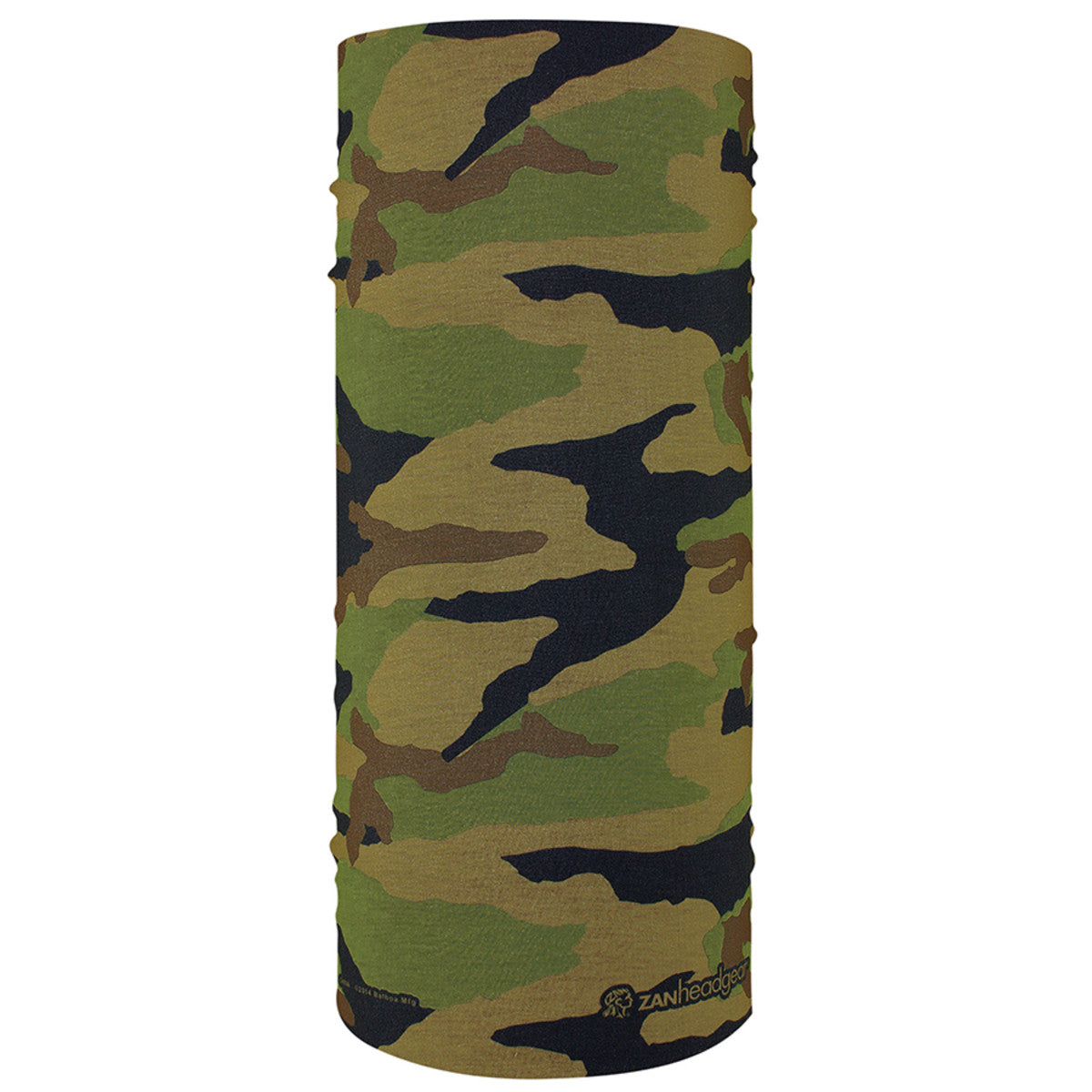 Zanheadgear Polyester Motley Tube® Woodland Camo Face Mask