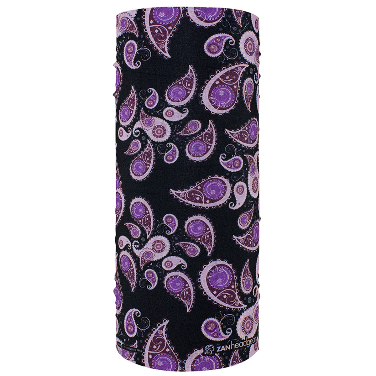 Zanheadgear Polyester Motley Tube® Purple Paisley Face Mask