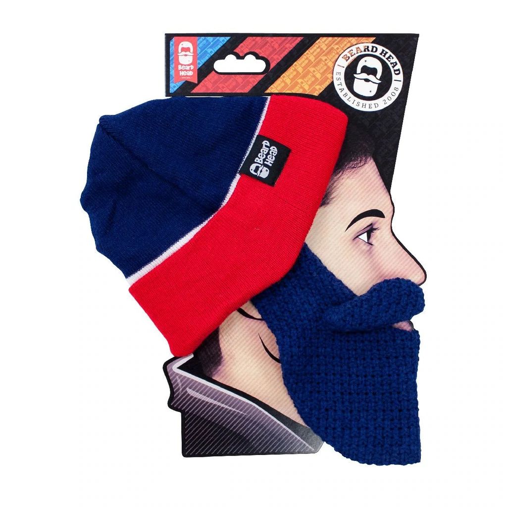 Beard Head New York Giants Colors Classic Bearded Face Mask & Hat