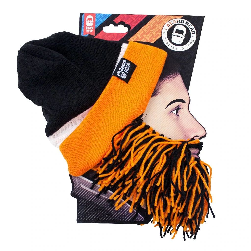 Beard Head Oregon State Beavers Colors Barbarian Bearded Face Mask & Hat