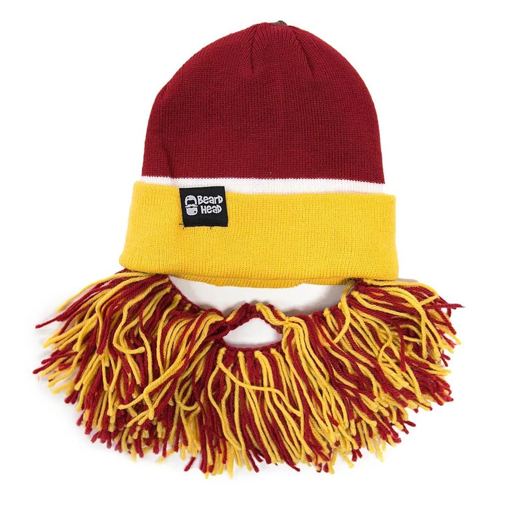 Beard Head Washington Football Colors Barbarian Bearded Face Mask & Hat