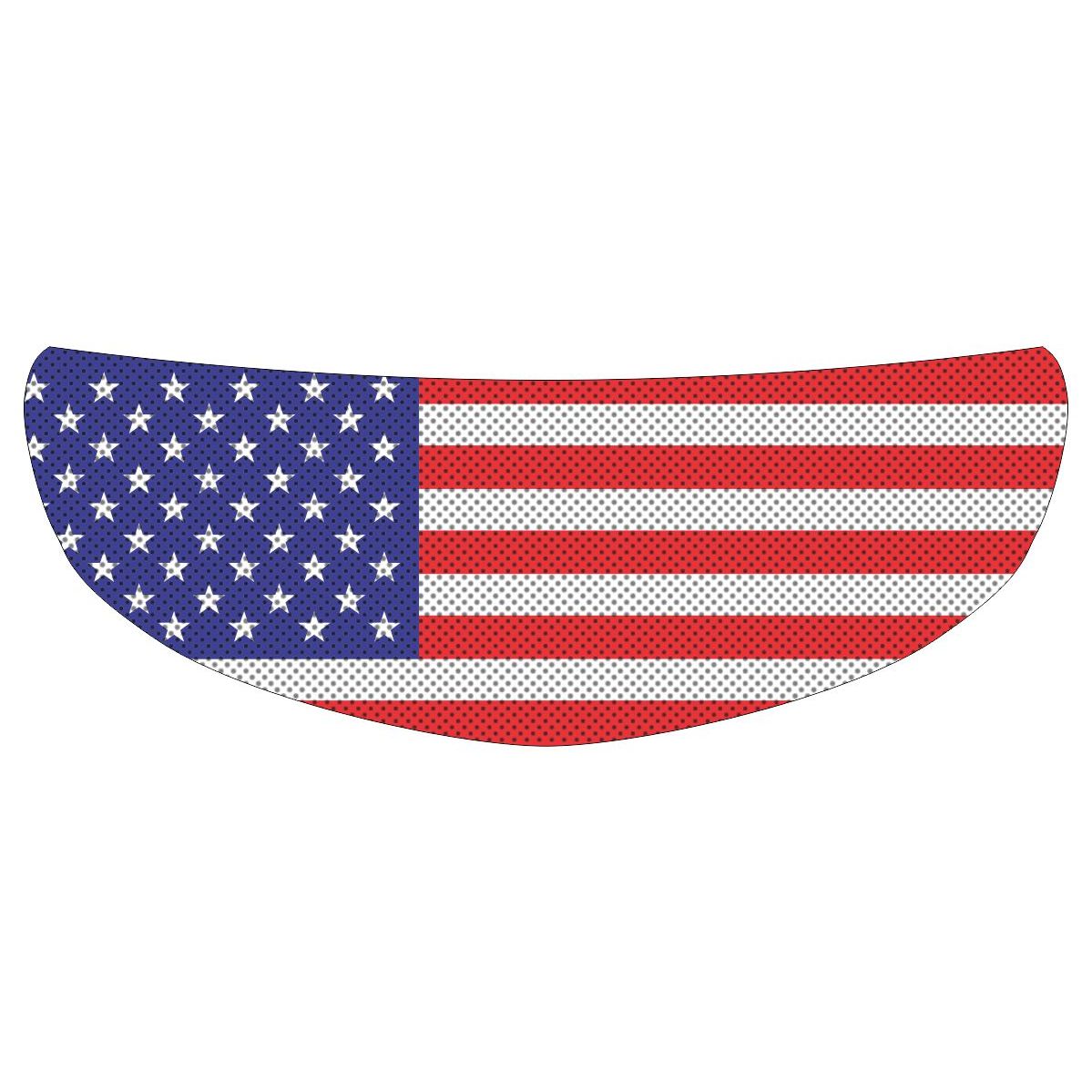 USA American Flag Motorcycle Helmet Visor Sticker
