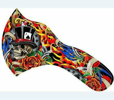 Vegas Skull Protective Neoprene Half Face Ski Mask