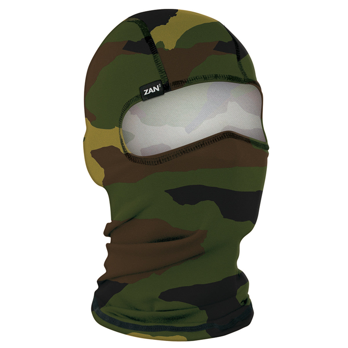 Zanheadgear Polyester Woodland Camo Balaclava Face Mask