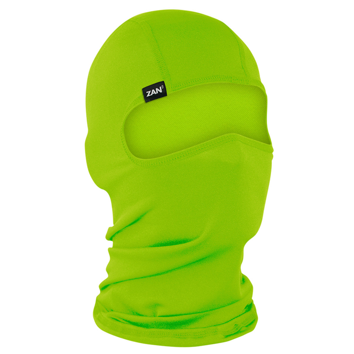 Zanheadgear Polyester Hi-Viz Lime Balaclava Face Mask