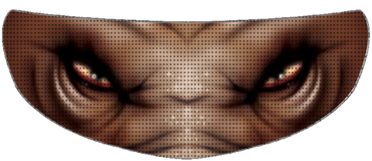 Skullskins Wild Boar Motorcycle Helmet Shield Sticker