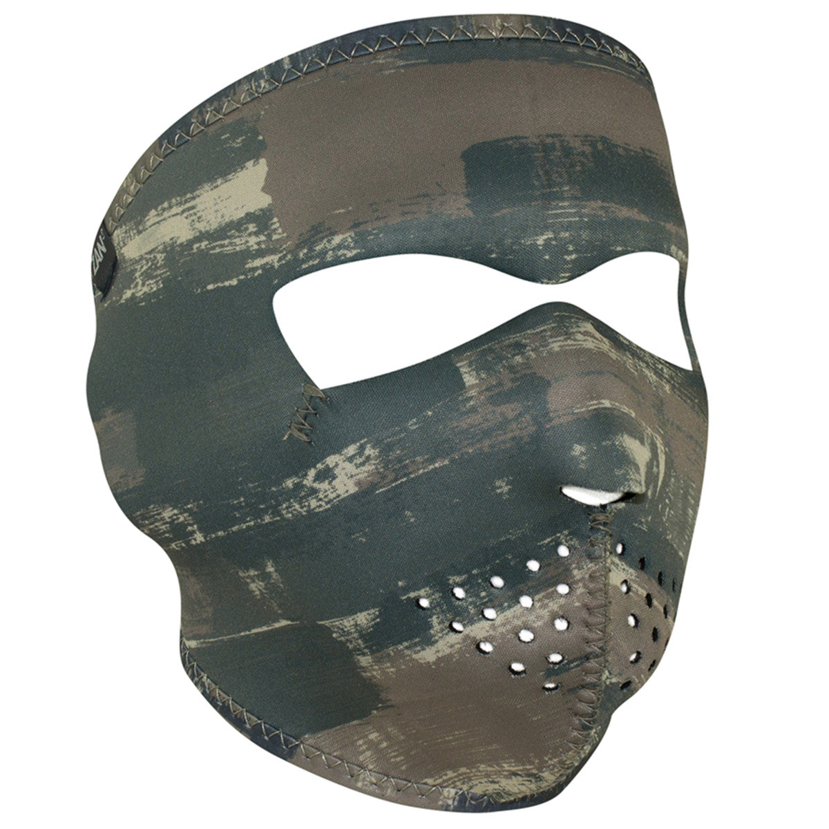 Dark Brushed Camo Neoprene Full Face Mask