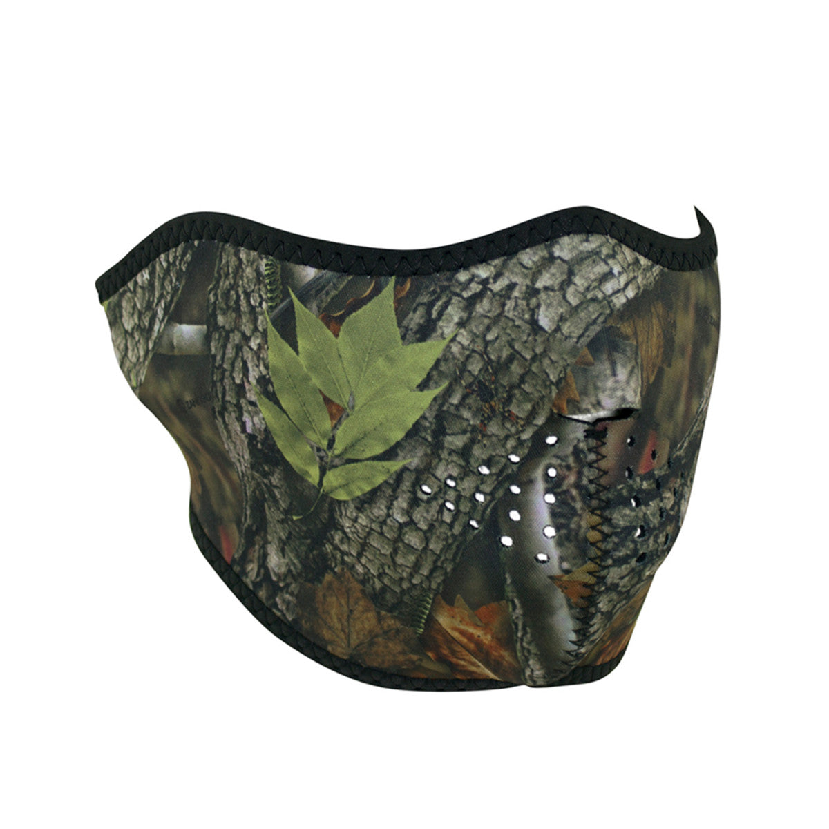 Forest Camo Neoprene Half Face Mask