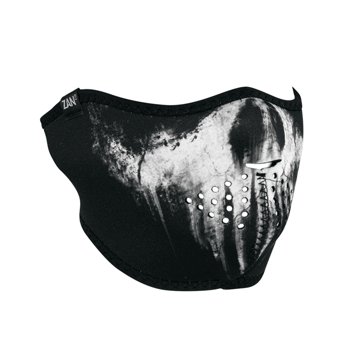 Skull Ghost Neoprene Half Face Mask