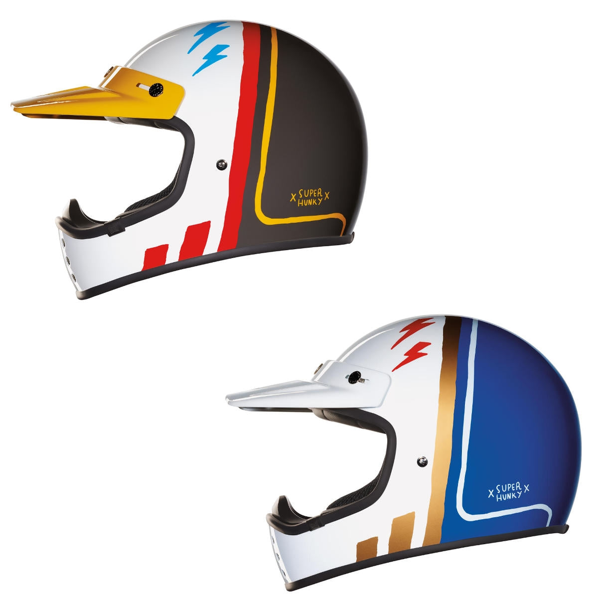 discontinued motorcycle helmet Nexx XG200 Superhunky Blue Helmet