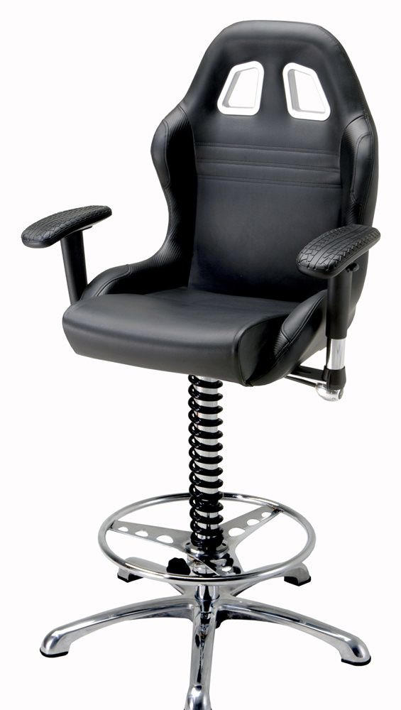 Pitstop Furniture Automotive Themed Crew Chief Bar Chair