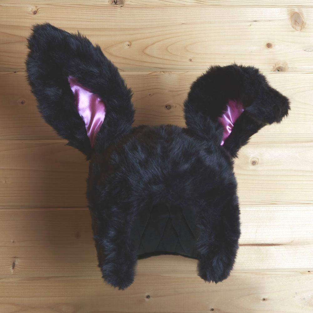 Headztrong Black Bunny Ski Helmet Cover
