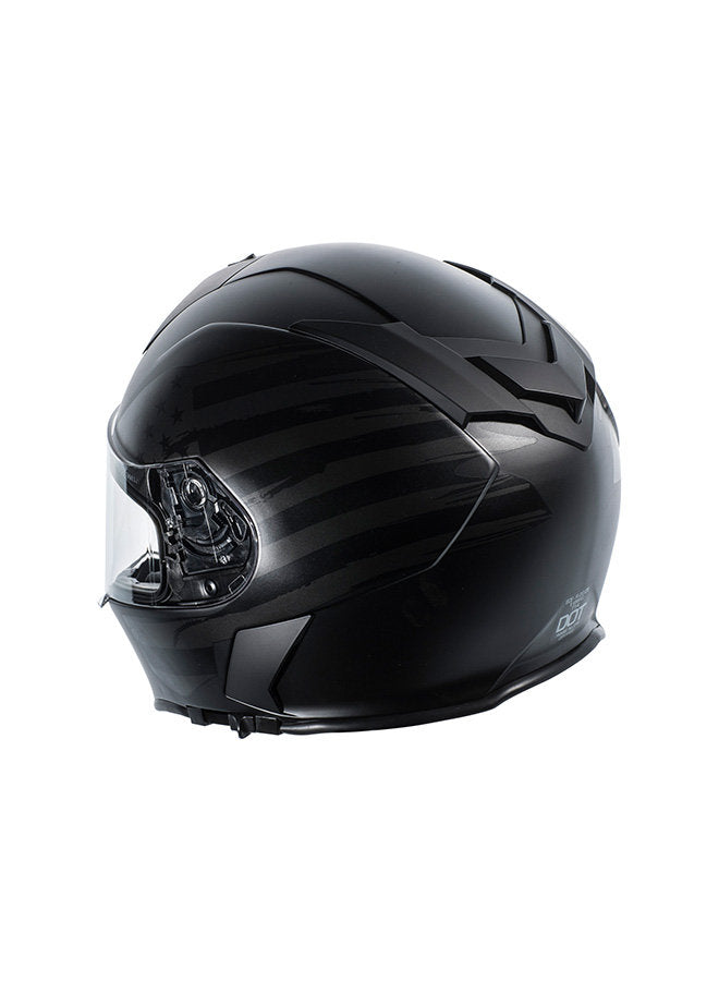 TORC T-14B Black Flag Full Face Bluetooth Motorcycle Helmet (XS - 2XL)