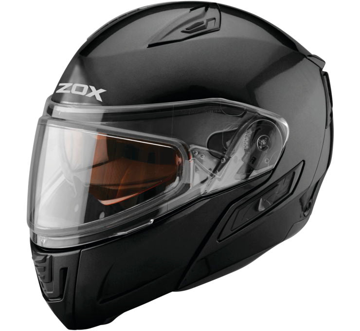 Zox Condor SVS Black Double Faceshield Modular Snowmobile Helmet (2 Colors)