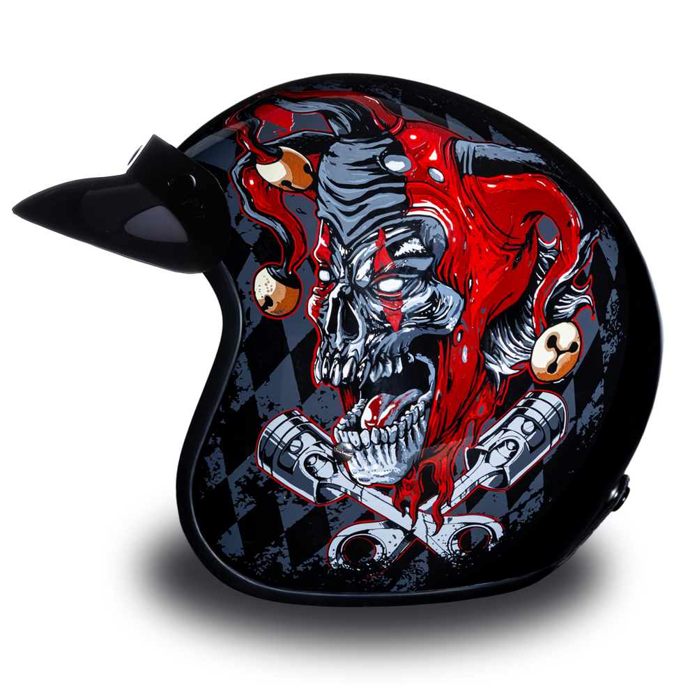 full face joker motorcycle helmet Daytona Cruiser Joker Open Face Motorcycle Helmet (XS
