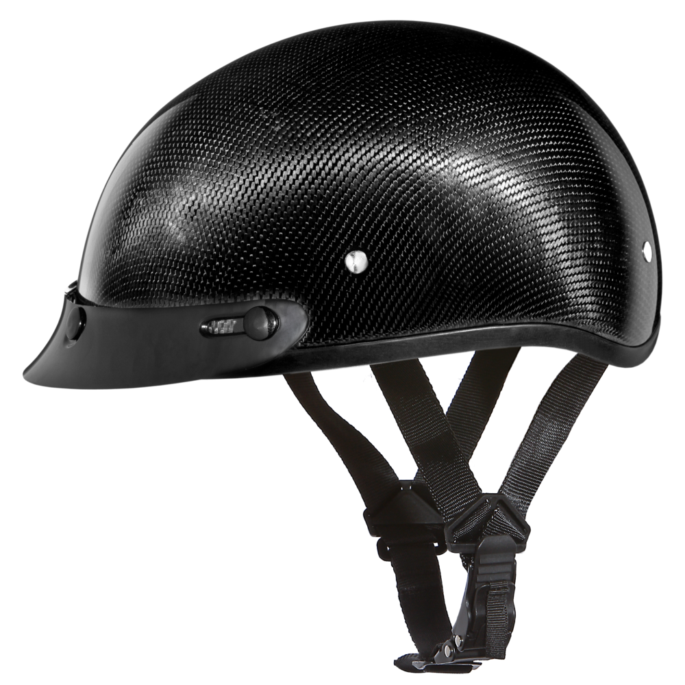 D.O.T. Daytona Skull Cap- Grey Carbon Fiber 2XS D.O.T. Daytona Skull Cap- Grey Carbon Fiber 2XS