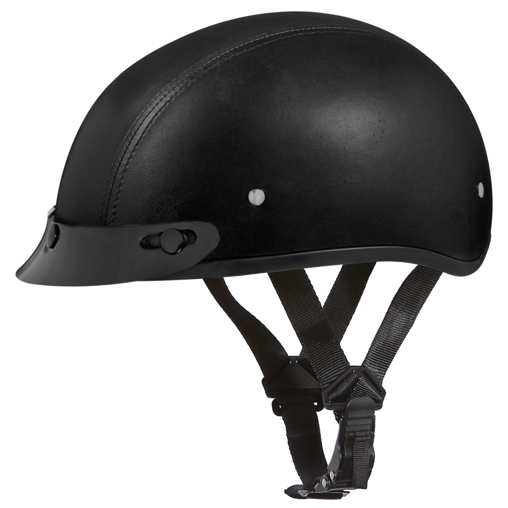 D.O.T. Daytona Skull Cap- Leather Covered 3XL D.O.T. Daytona Skull Cap- Leather Covered 3XL