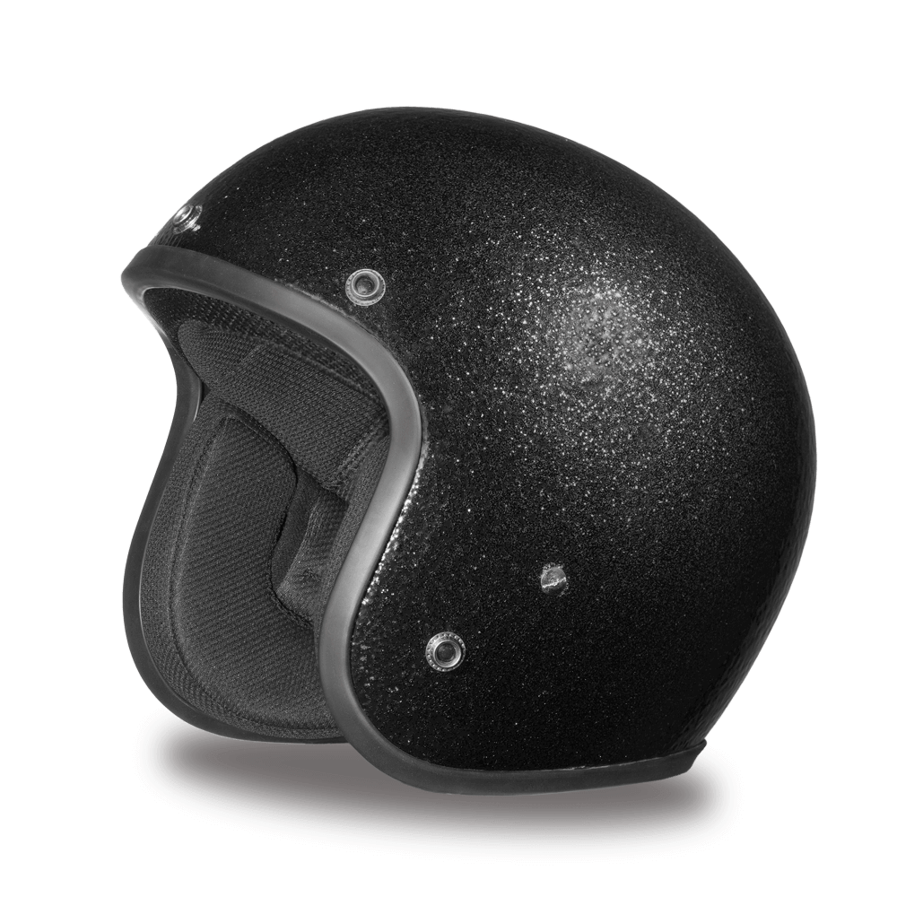 Daytona Cruiser Metal Flake Open Face Motorcycle Helmet (XS - 2XL)