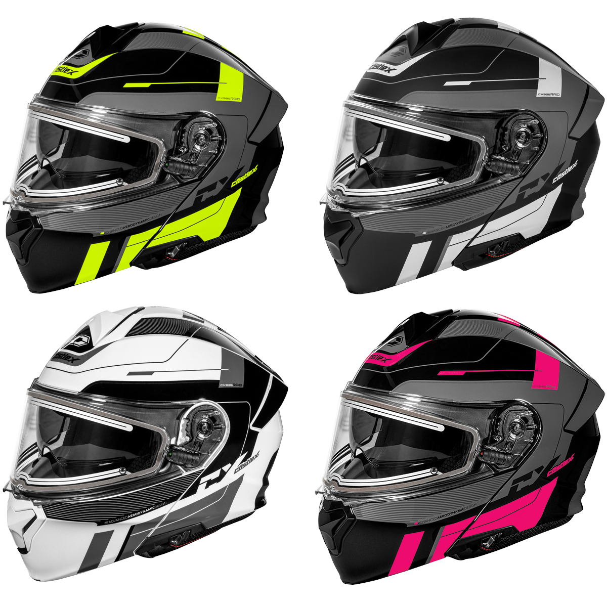 Castle-X CX935 Raid Modular Electric Snowmobile Helmet