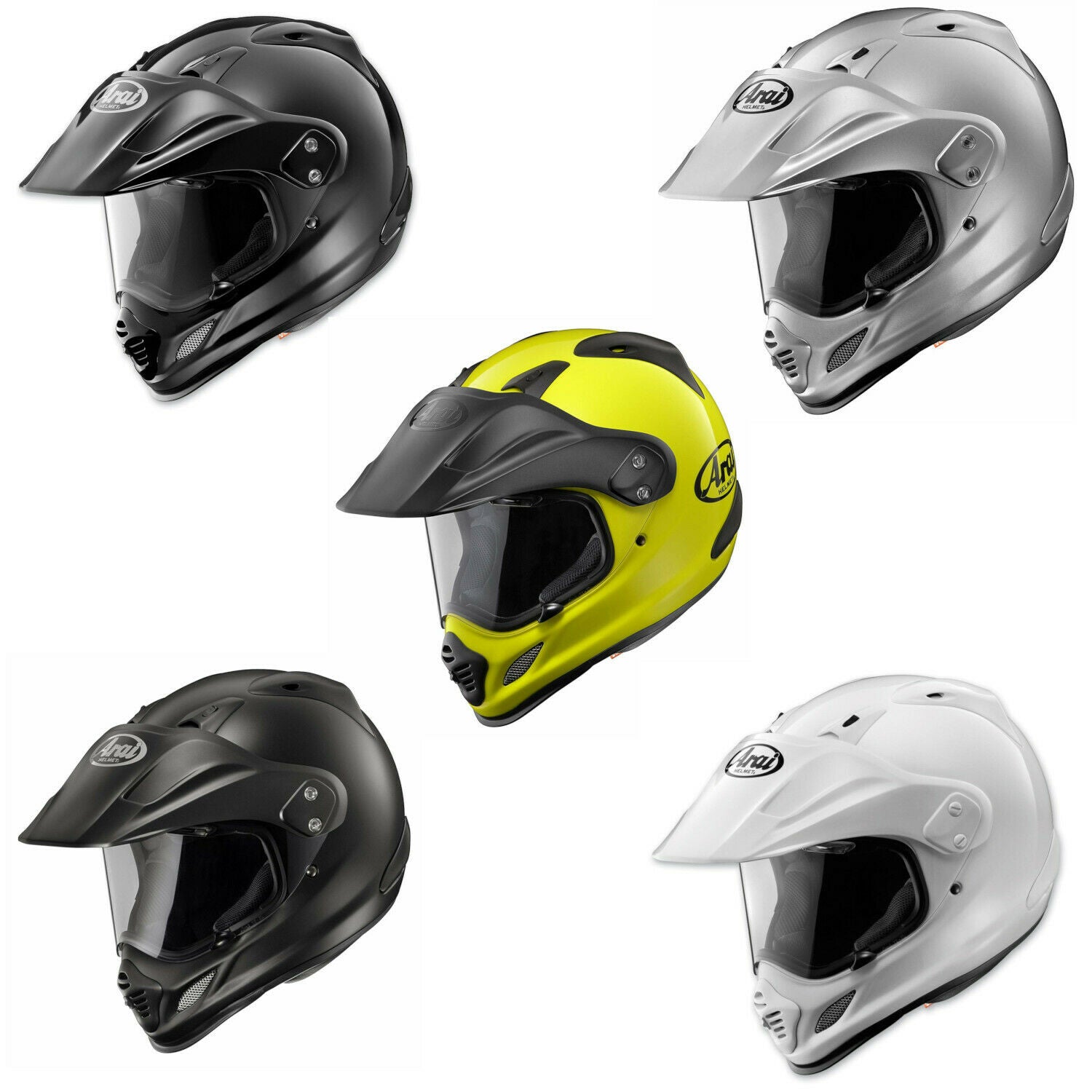 Arai XD4 Solid Dual Sport Motorcycle Helmet (5 Colors) (XS - 2XL)