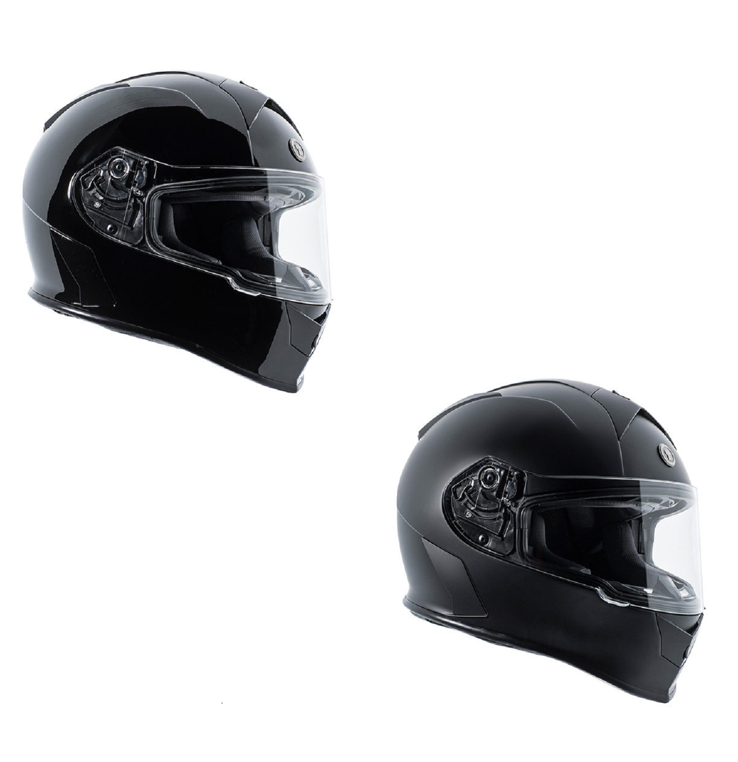 TORC T-14B Solid Black Full Face Bluetooth Motorcycle Helmet (XS - 2XL)