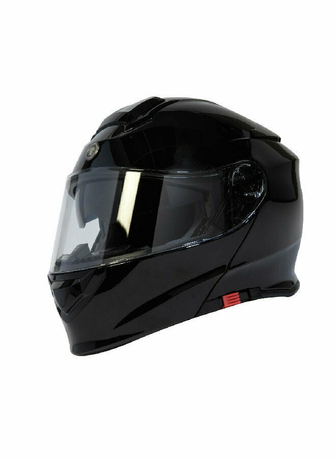 TORC T-28B Solid Black Full Face Modular Bluetooth Motorcycle Helmet