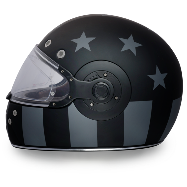 Daytona Retro D.O.T. Captain America Stealth Full Face Motorcycle Helmet