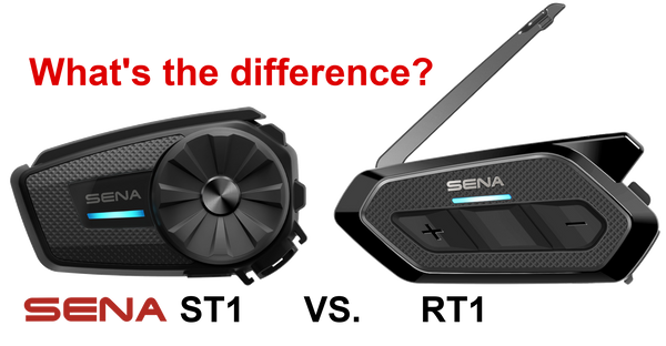 What's the difference between the Sena Spider ST1 and RT1?