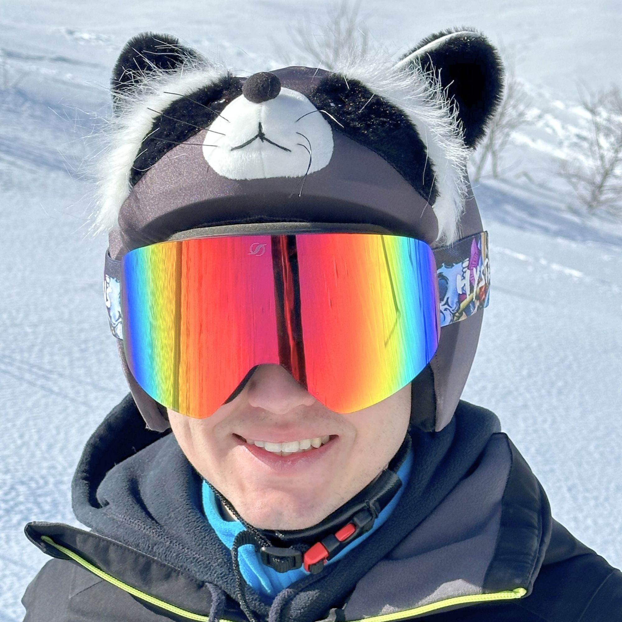 Coolcasc Racoon Helmet Cover