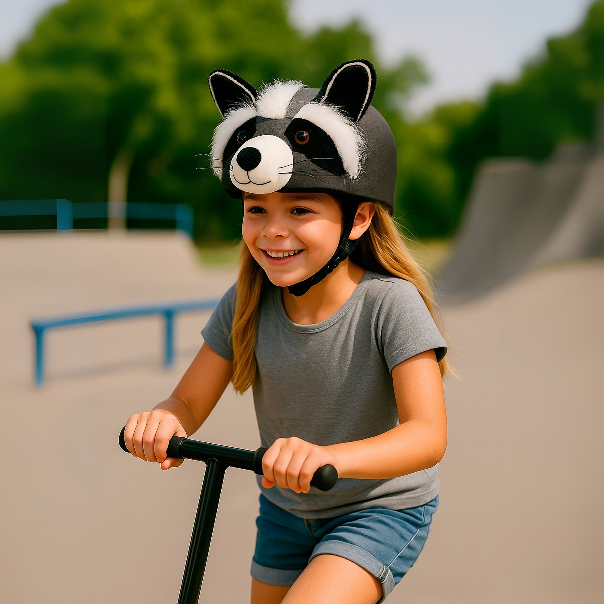 Coolcasc Racoon Helmet Cover