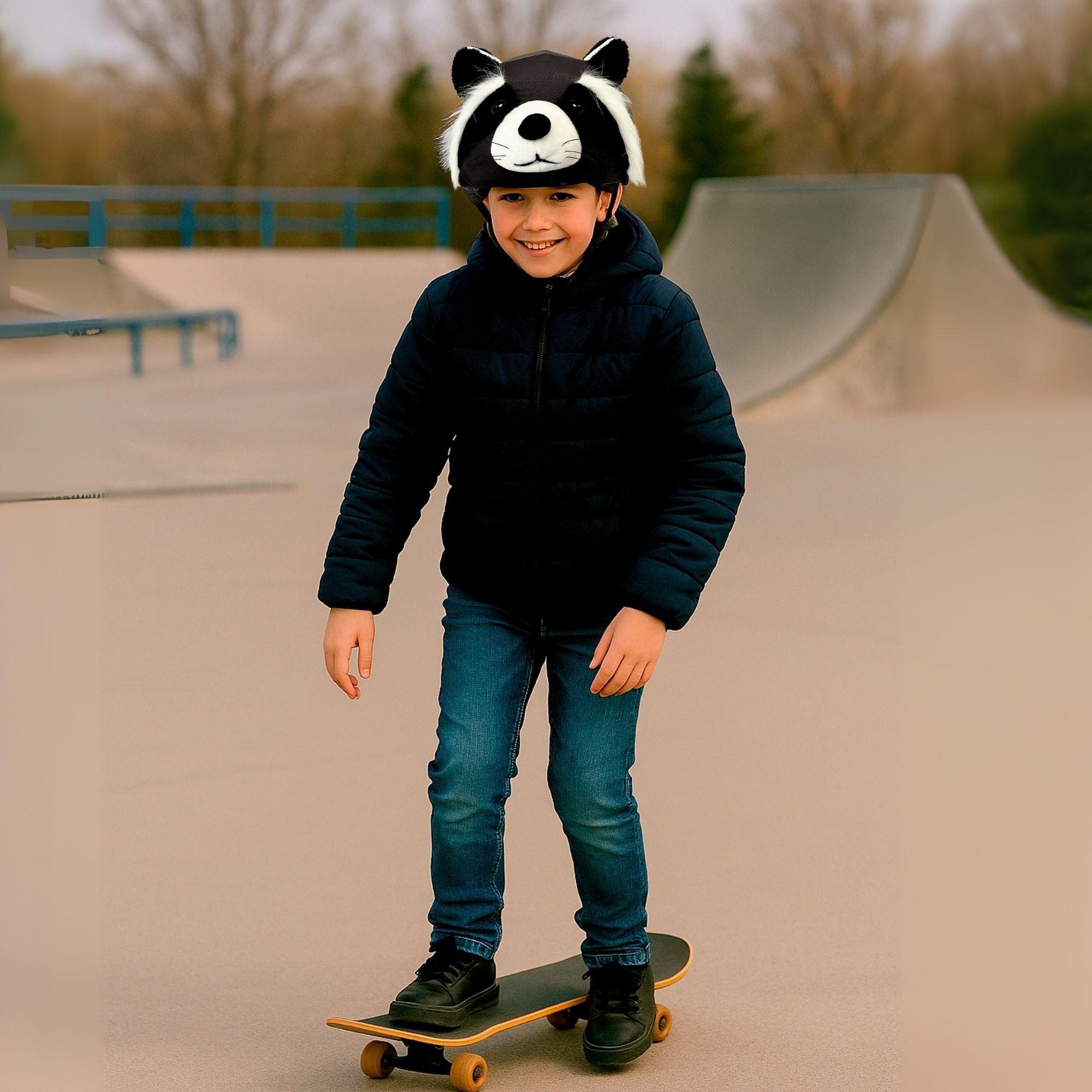 Coolcasc Racoon Helmet Cover