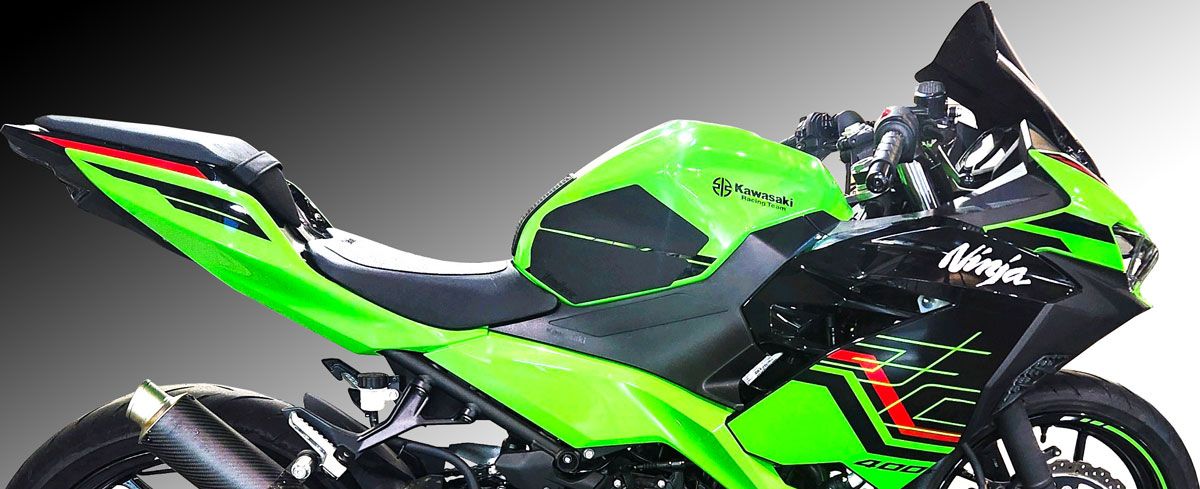 Techspec 62-2529-XL2 XL2 Tank Grips Kawasaki Ninja 400 (2017+) & 500 (2024+)