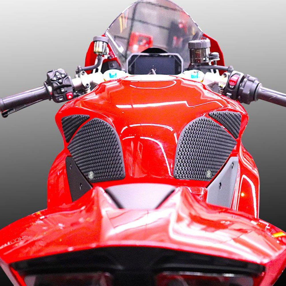 Techspec 62-1532-SS Snake Skin Tank Grips (Ducati Panigale V2 2025+)