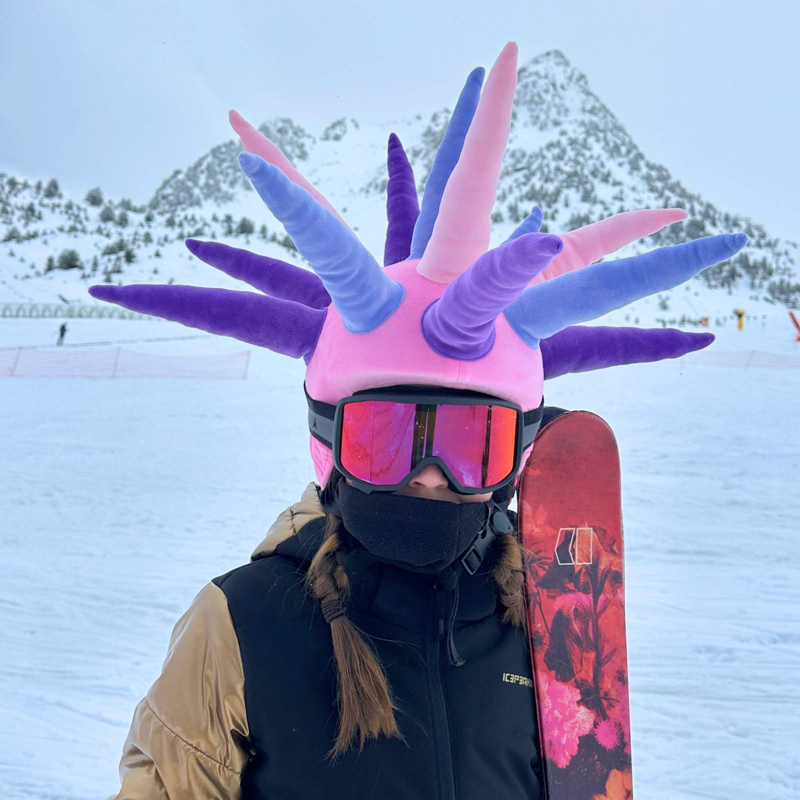Coolcasc Velvet Spike Helmet Cover