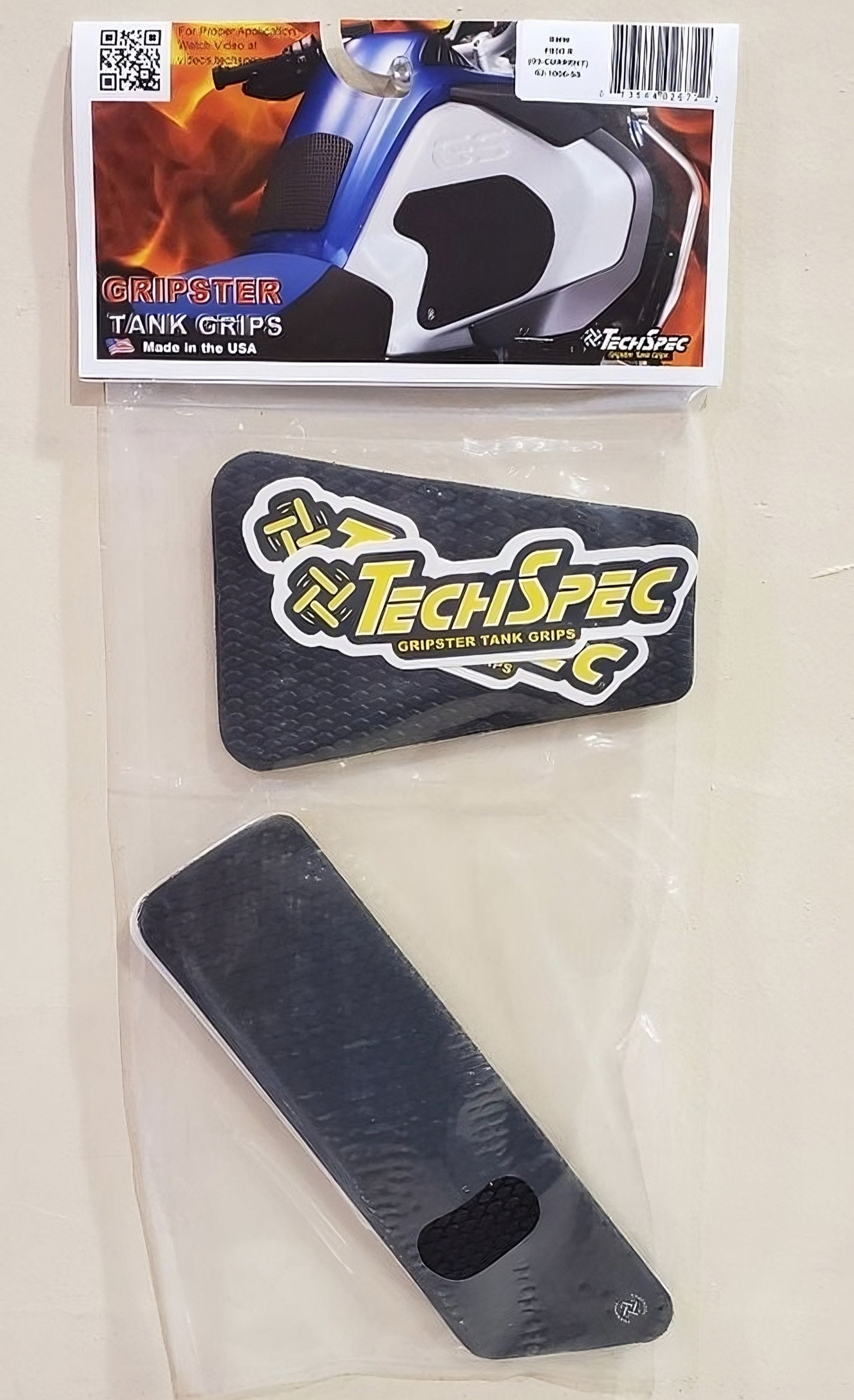 Techspec 62-1006-SS Snake Skin Tank Grips (BMW F800 R 2009+)