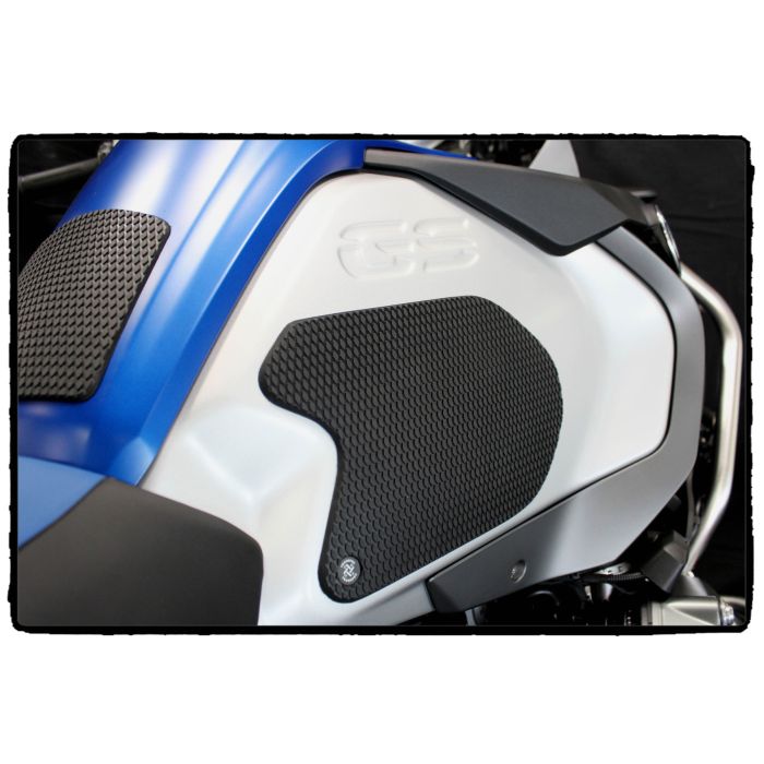 Techspec 62-1014-SS Snake Skin Tank Grips (BMW R1200/1250 GS Adventure 2014–2024)