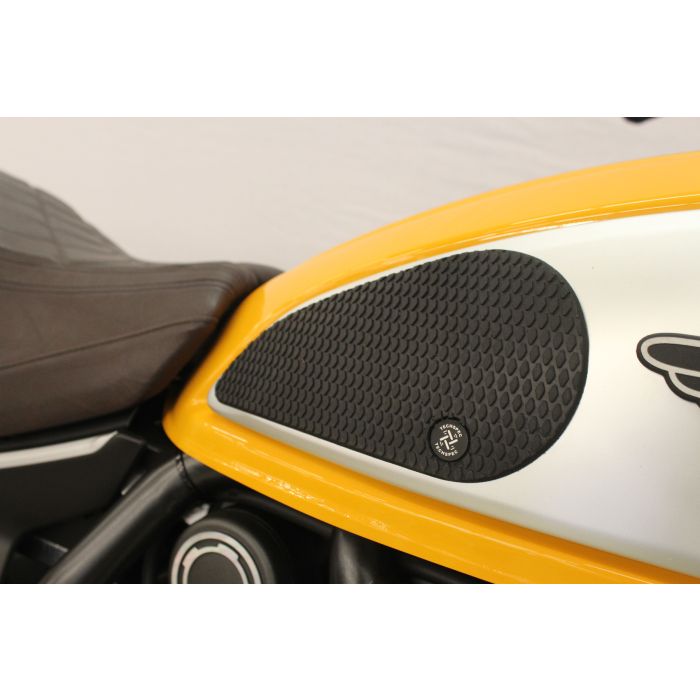Techspec 62-1509-SS Snake Skin Tank Grips (Ducati Scrambler 2015-2020)