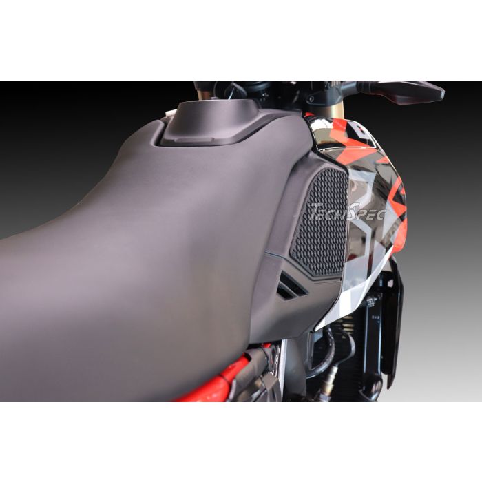 Techspec 62-1530-SS Snake Skin Tank Grips (Ducati Hypermotard 698 Mono RVE 2025+)