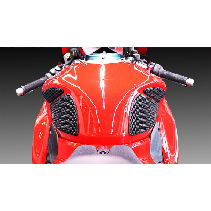 Techspec 62-1531-SS Snake Skin Tank Grips (Ducati Panigale V4 2025+)