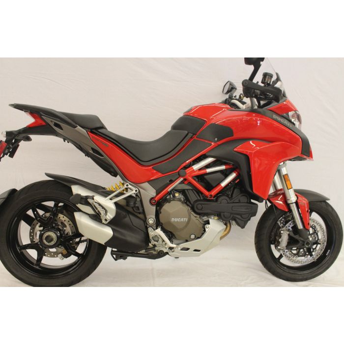 Techspec 62-1508-SS Snake Skin Tank Grips (Ducati Multistrada 1200/D-Air/Pikes Peak 2015-2020)